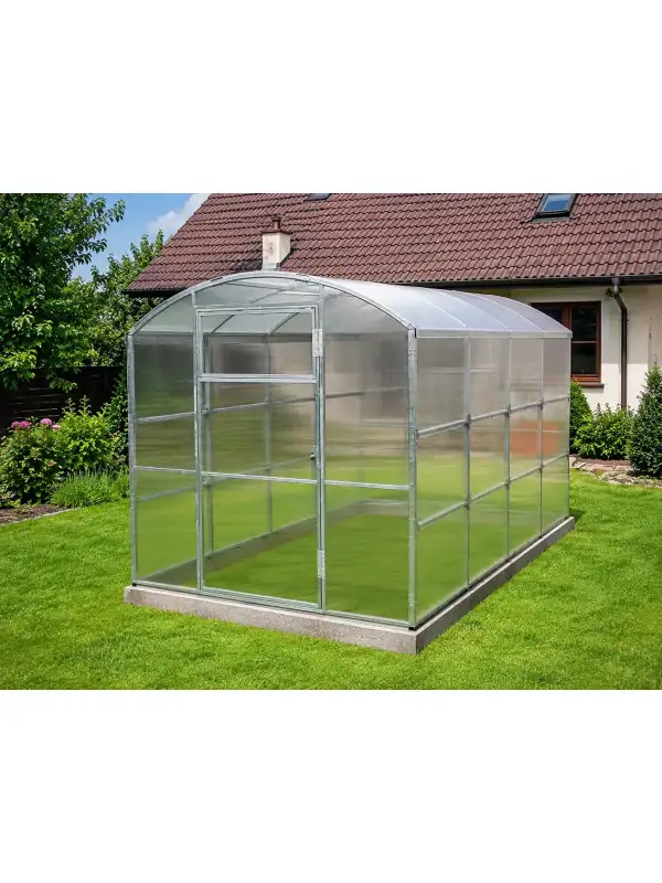 Polycarbonat Gewächshaus FLORA – 2 m breit