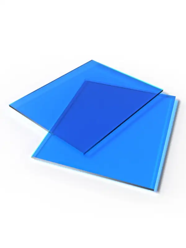 Vollpolycarbonat Platte Blau – UV-beständig – Massivplatten für Gewächshaus & Überdachung